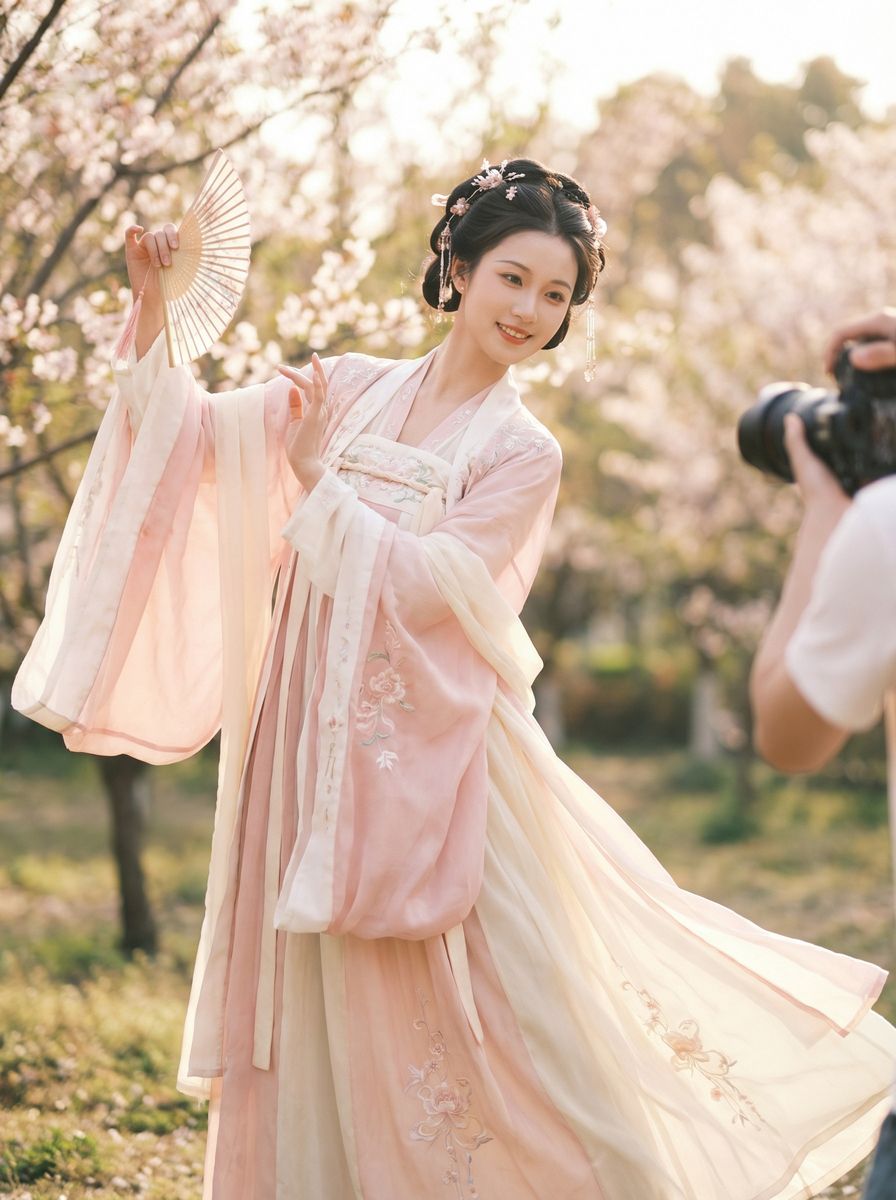 校花写真传媒汉服校园写真教程